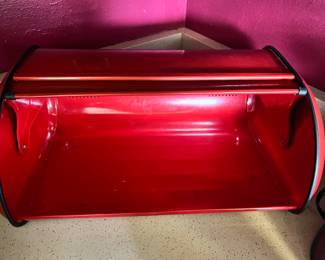 Polder Red Bread Box