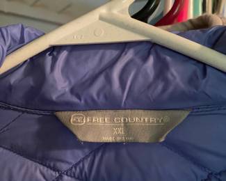 Free Country Purple Puffer Jacket - Size XXL