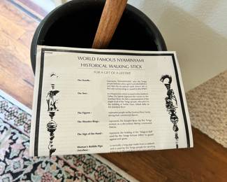 FAMOUS NYAMINYAMI
HISTORICAL WALKING STICK