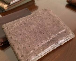 Ostrich Leather Billfold