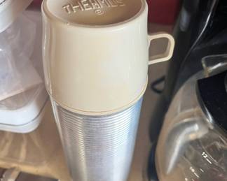 Ribbed Aluminum Thermos
