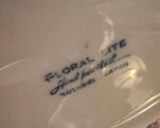 Hand Painted Floral Light Vase