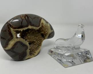 BACCARAT Seal & Geode Bear