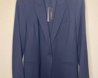 LAFAYETTE 148 Deep Navy Wool Blazer (NWT) Size 18