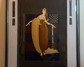 ERTE 1987 "Tassel Gown" Serigraph - 150/300