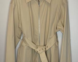 LAFAYETTE 148 Belted Beige Jacket - Approx. Size XL