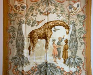 FERRAGAMO Giraffe Scarf