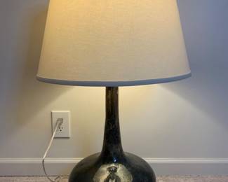 ETHAN ALLEN Modernist Metallic Lamp