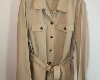 LAFAYETTE148 Lightweight Belted Jacket - Size 16