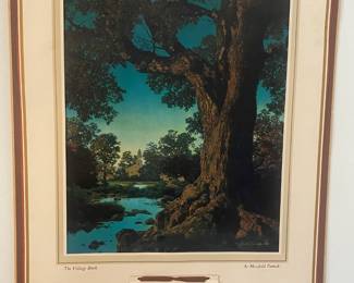 A 1941 CALENDAR - ART BY: MAXFIELD PARRISH!