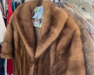 Vintage furs & lots of ladies clothes!