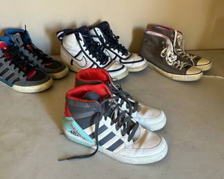 Men's Sneakers: Nike, Converse Adidas (10.5)
