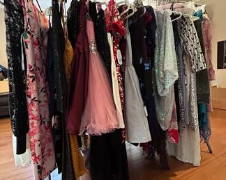 Huge Closet of Women's Dresses, Prom Dresses, Gowns, Cocktail Dresses and more!