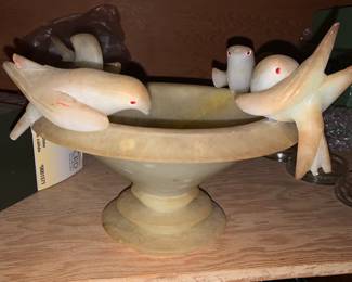 Vintage bird bath