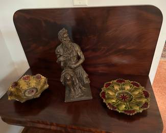 eapg Indiana Goofus Art Glass, original paint