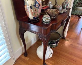 Another shot of the flip top table.