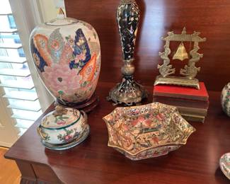 More Asian vases and bowls.