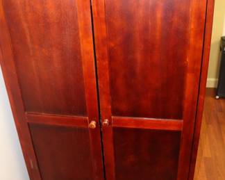 Wardrobe. 36" W x 24" D x 61" H.  $100.00.