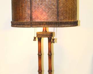 Bamboo like shade. 26 1/2"     $40.00.