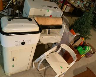 Antique Iron right with Iron right chair