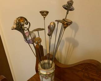 Just a example of rare hat pins and holders
