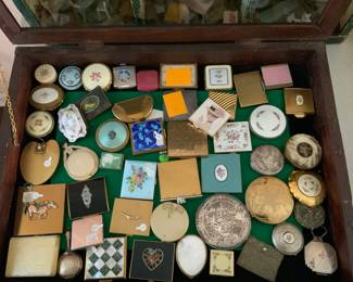 Beautiful Victorian and English compacts