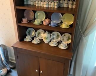 Antique children’s side board  with more examples of children’s china