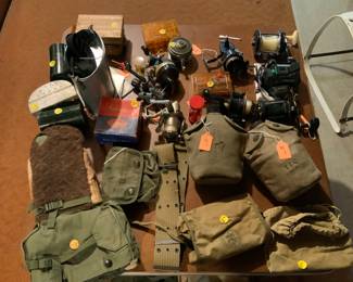 Fishing equipment…reels and holders