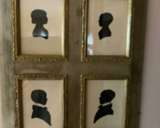 Just 1 example of silhouette framed picture.  This one of family