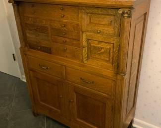 Antique dental cabinet.  1900’s to 1920’s 