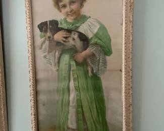 Victorian child print