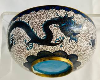  Cloisonee bowl - Dragon motif