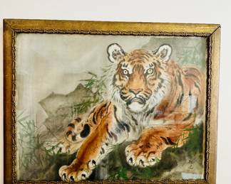 Hand painted on silk