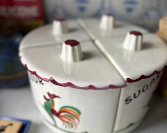 4 piece  Mid Century canister set