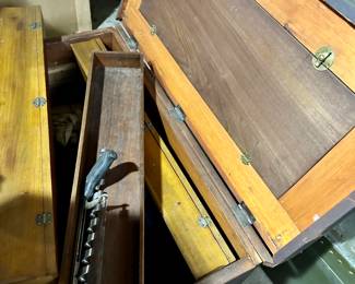 Large vintage tool chest and tools