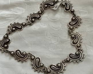 Taxco silver necklace 