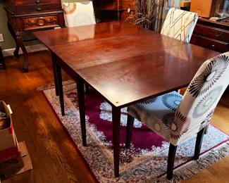 Mahogany drop leaf table