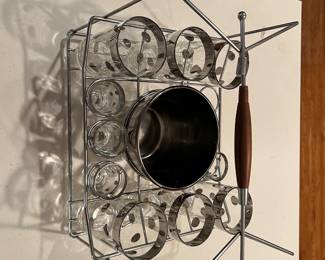 Mid century bar set - very cool