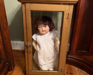 1918 Fulper doll in showcase