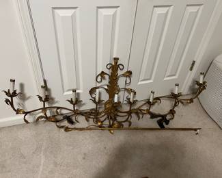 Large electric wall sconce