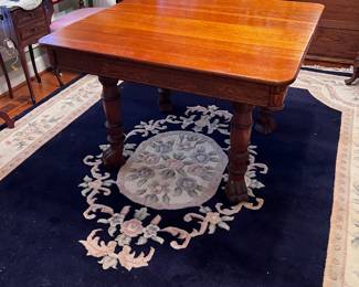 1800s oak kitchen table