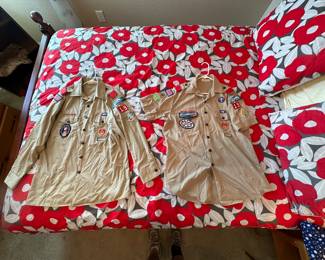 Boy Scout shirt with patches