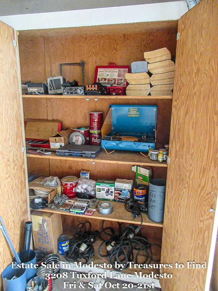 Estate Sale in Modesto by Treasures to Find starts on 10/20/2023
