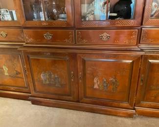 BEAUTIFUL ASIAN BREAKFRONT  82" X 90"  $950  AVAILABLE FOR THE SALE