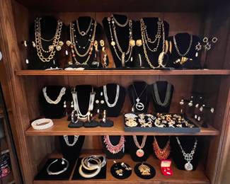 So much fine costume jeweory