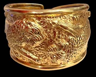 MAZ 18k gold cuff bracelet