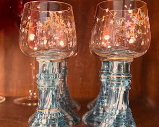 Vintage Murano goblets