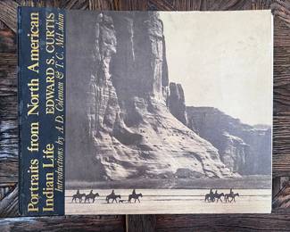 “Portraits from North American Indian Life” coffee table book with amazing Native American photographs.  1972