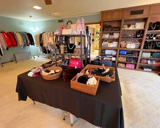 The clothing and accessory room….it goes on to the main dressing room, main bathroom and workout room.  Keep going!  This house is really big and really long!