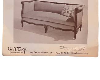 Vintage Yale Burge sofa